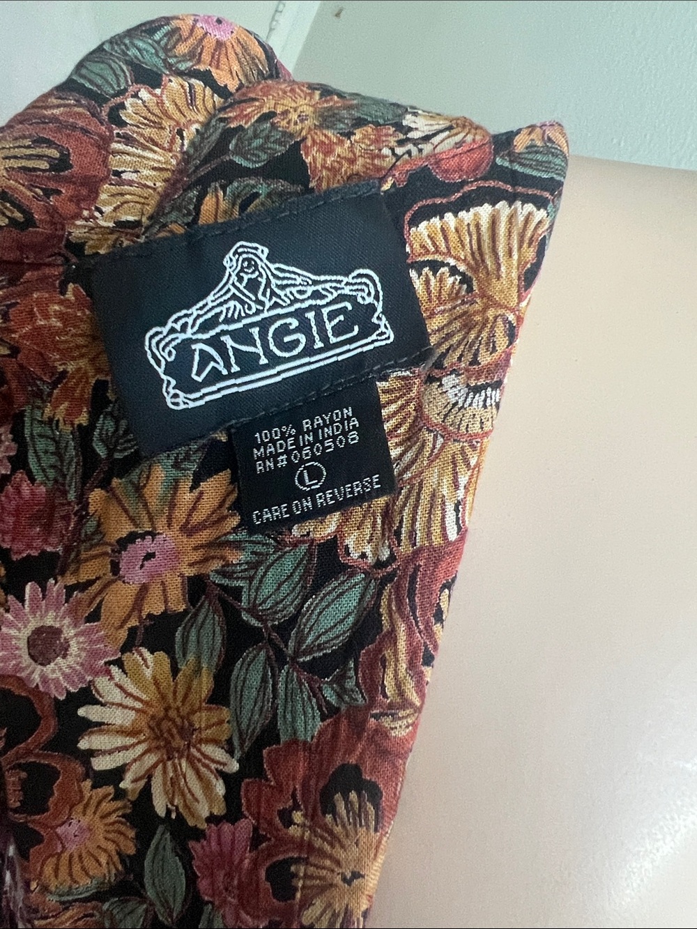 Angie Harvest Moon Maxi Dress Floral Tiered Maxi Dress - Picture 4 of 4